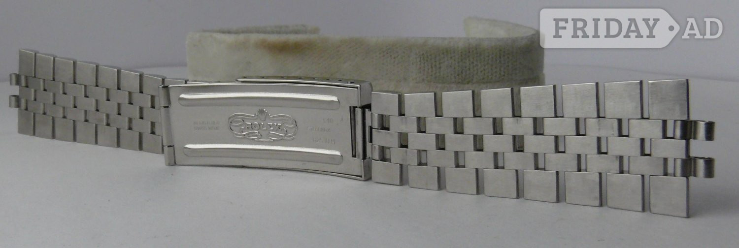 Rolex Jubilee stainless steel mens watch bracelet, for Datejust.