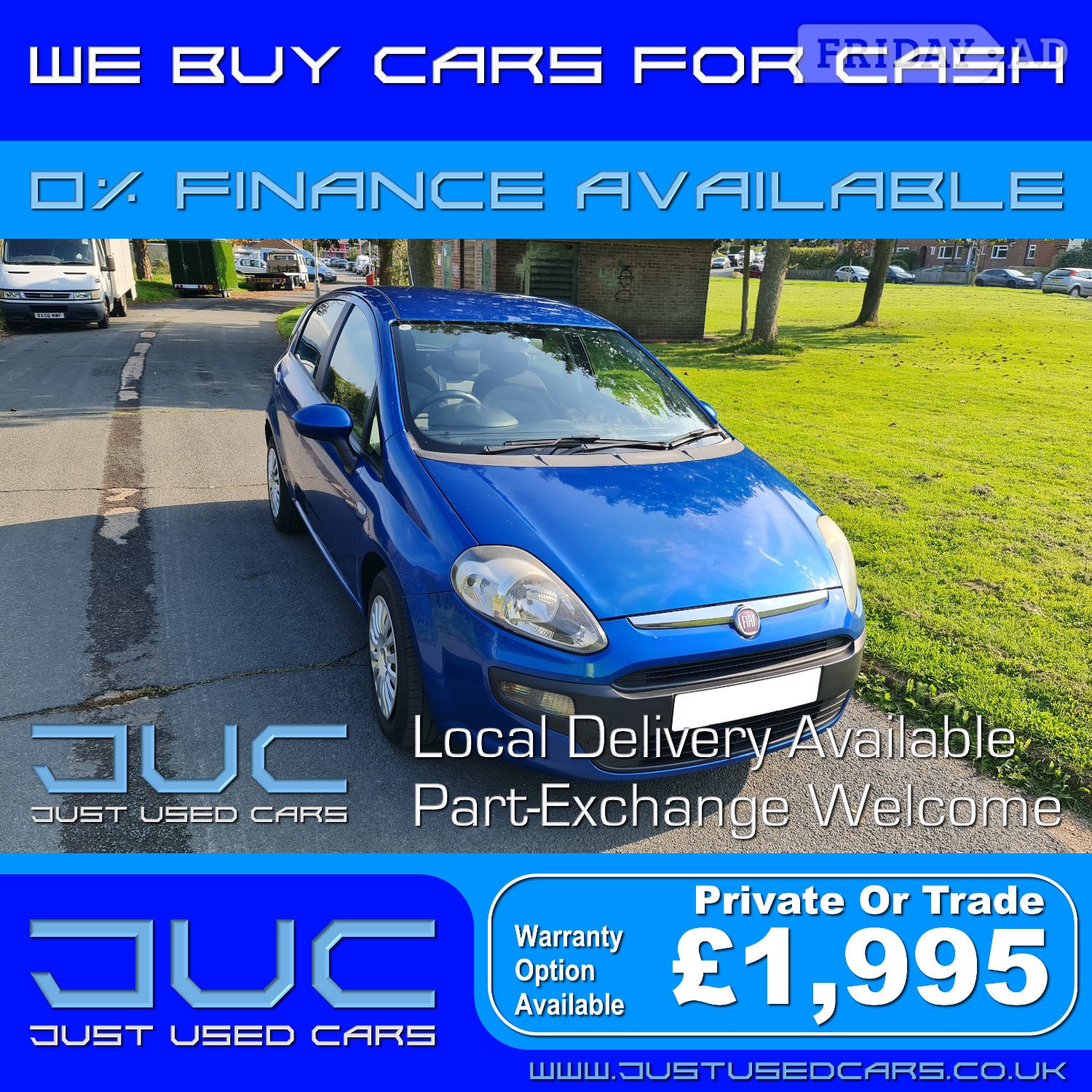 Fiat Punto 1.4 Evo Dynamic M-AIR (Manual Petrol) 60 Reg 2010 in Lewes