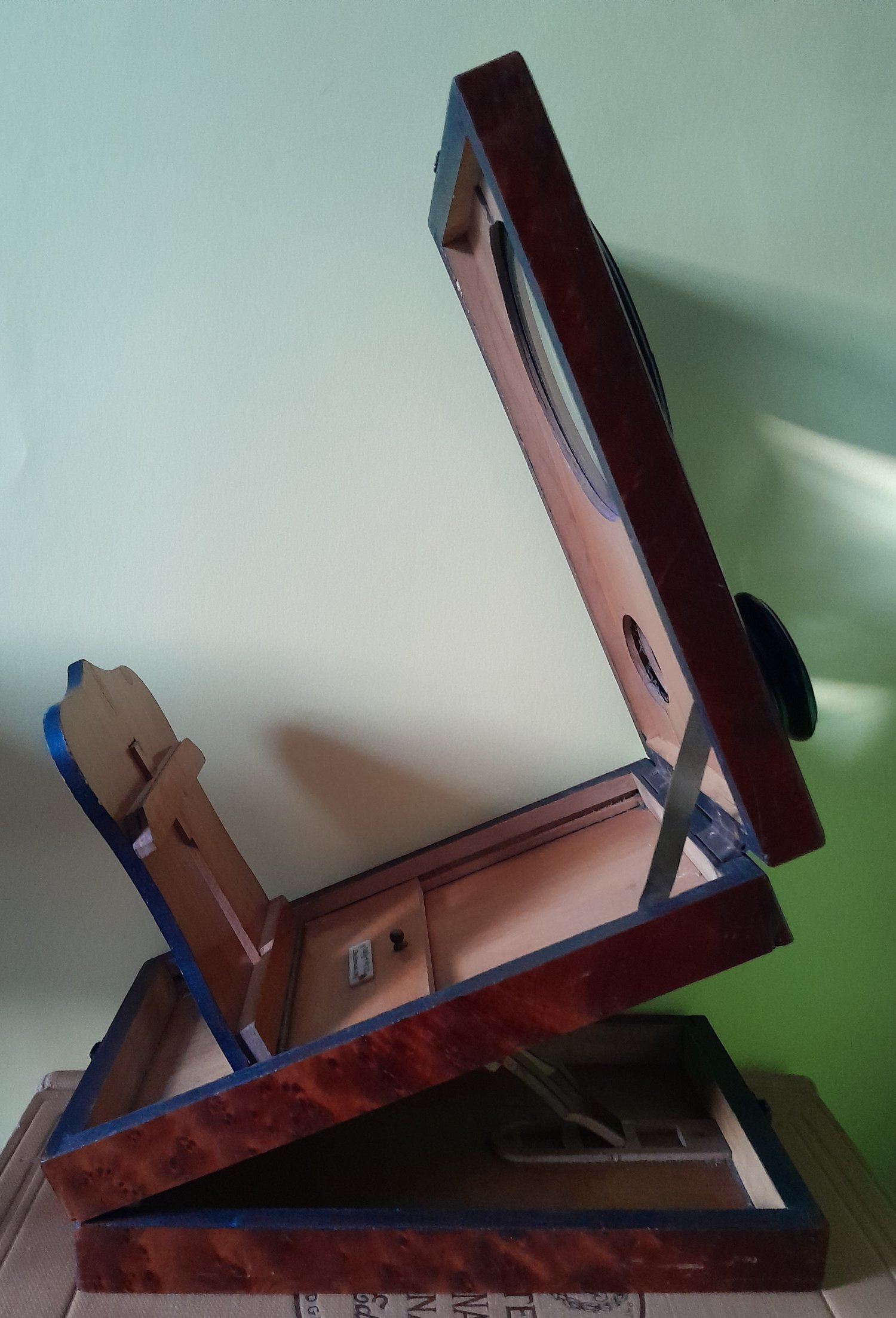 Stereoscope Graphoscope With Magnifying Lens & Twin Lenses French