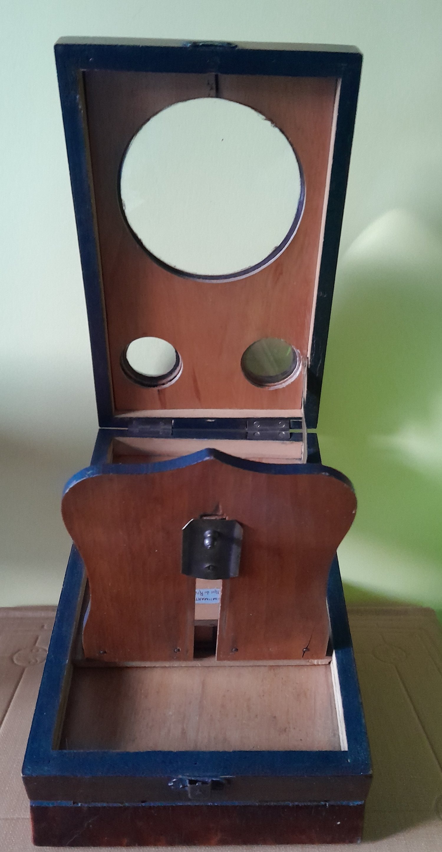Uckfield Stereoscope Graphoscope With Magnifying Lens & Twin Lenses French