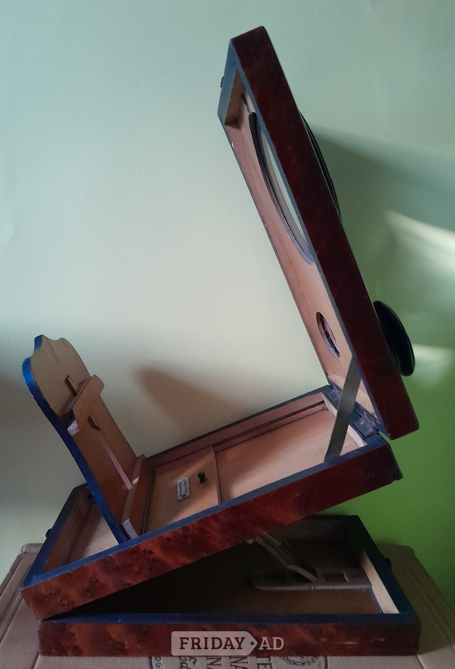 Stereoscope Graphoscope With Magnifying Lens & Twin Lenses French