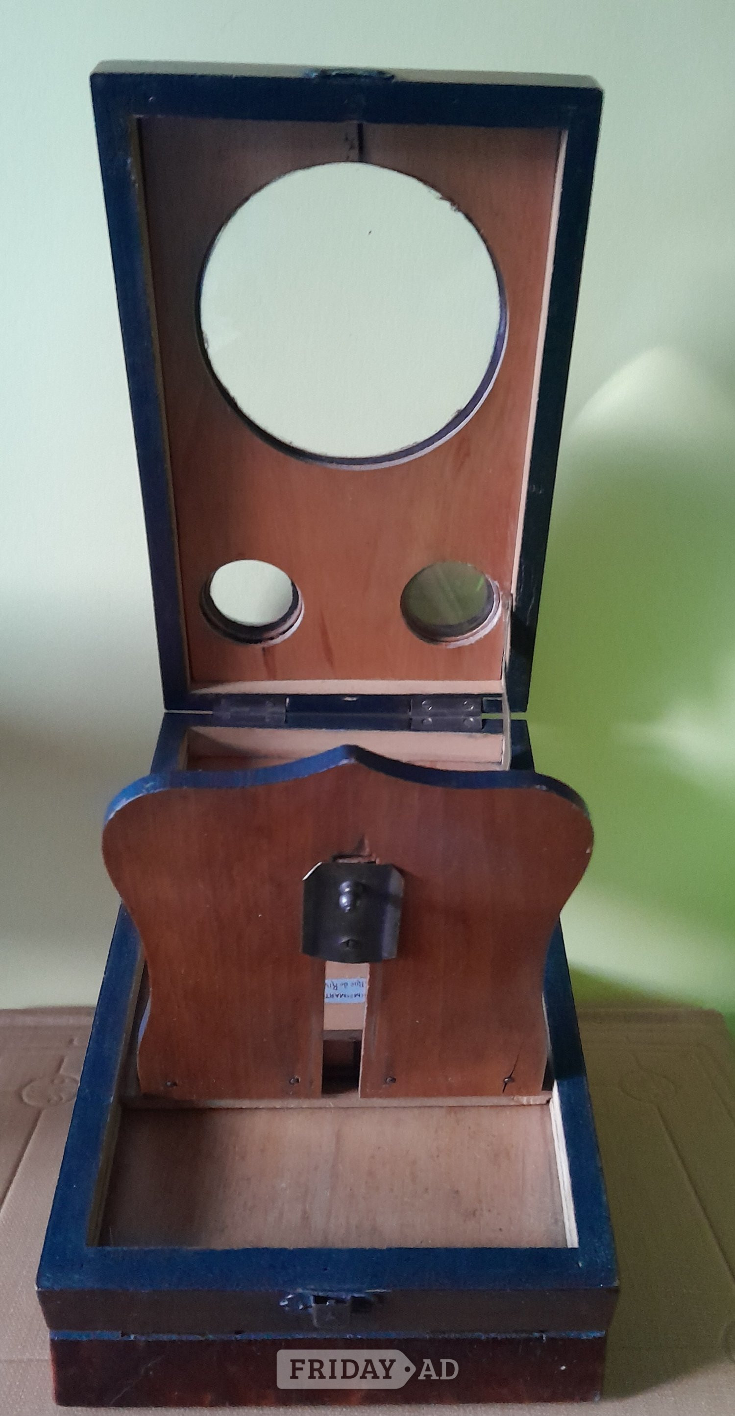 Uckfield Stereoscope Graphoscope With Magnifying Lens & Twin Lenses French