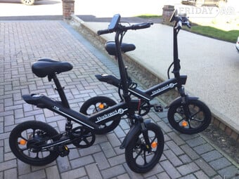 Two separate hardly used Ebikes, greatly reduced to make space