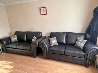 🖤Black Oakland 3+2 Sofa Set | Brand New | Same Day Delivery🚚