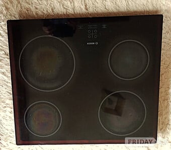 Electric Bosch cooking hob, 4 ring halogen 60 cm