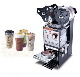 Electric Cup Sealing Machine Semi Auto Sealer For Bubble juice
