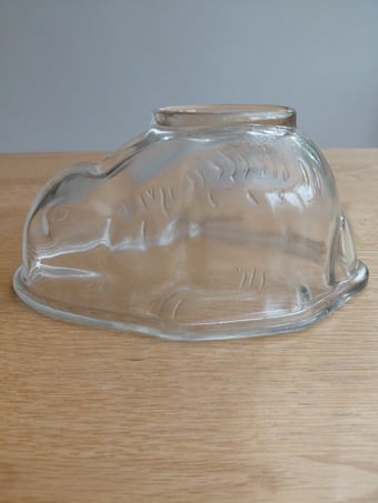 Vintage Glass Rabbit Jelly Mould– As Good As New