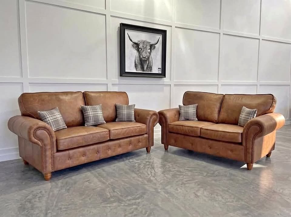 A Brand new 3+2 & 5 Seater Corner Sofa - Bed & Mattress - Wardrob - Furniture in Glasgow