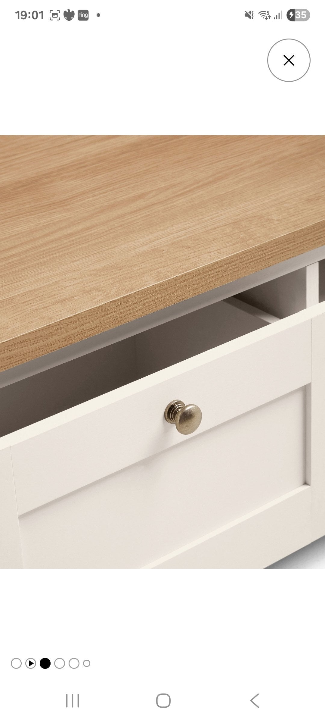 NEXT malvern coffee table with storage and shelves - Furniture in Brighton