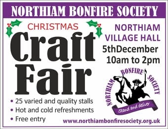 Northiam Bonfire Society Christmas Craft Fair 