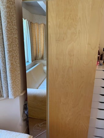IKEA wardrobe with mirror