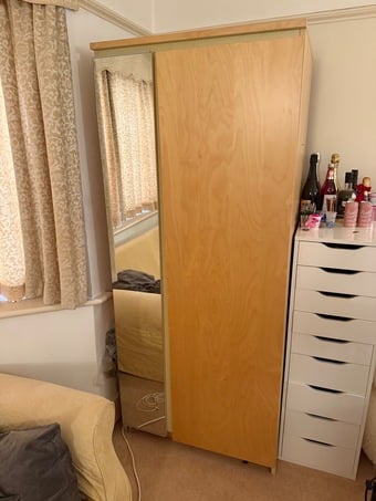 IKEA wardrobe with mirror