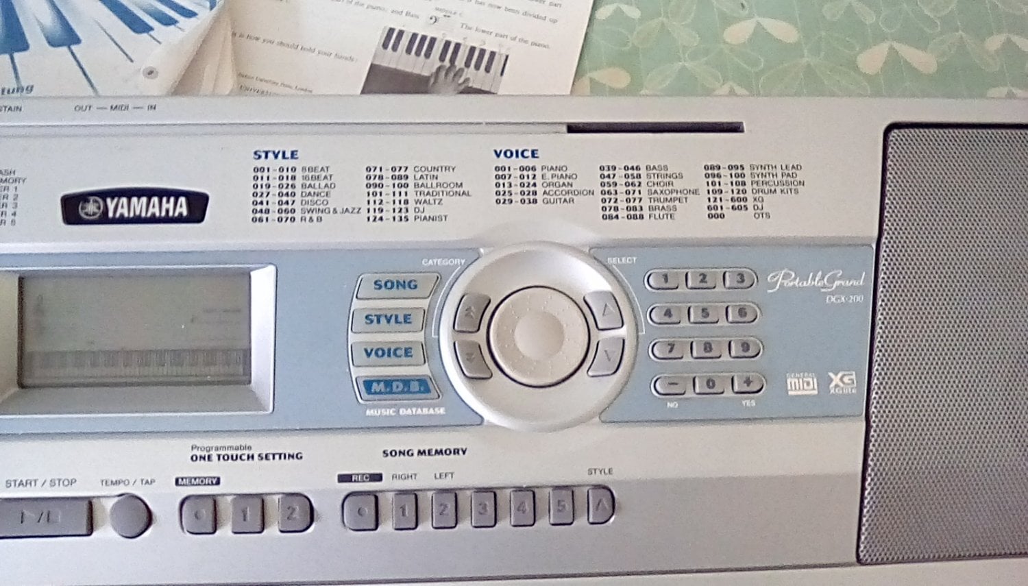 Worthing Yamaha DGX-200 Portable Brand Keyboard