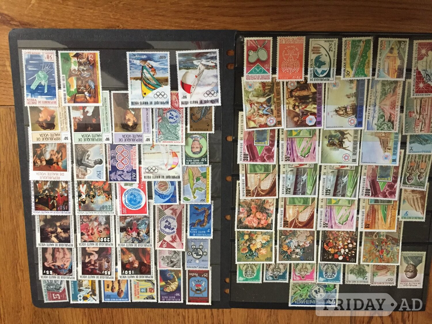 332 different mint never hinged Upper Volta stamps + 7  m/sheets - Hobbies & Leisure in Worthing