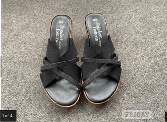 Ladies Cork Wedges size 6