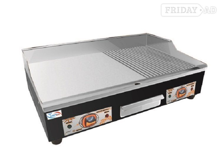 Commercial 73cm Wide Electric Griddle Hotplate, Burger Grill BBQ 