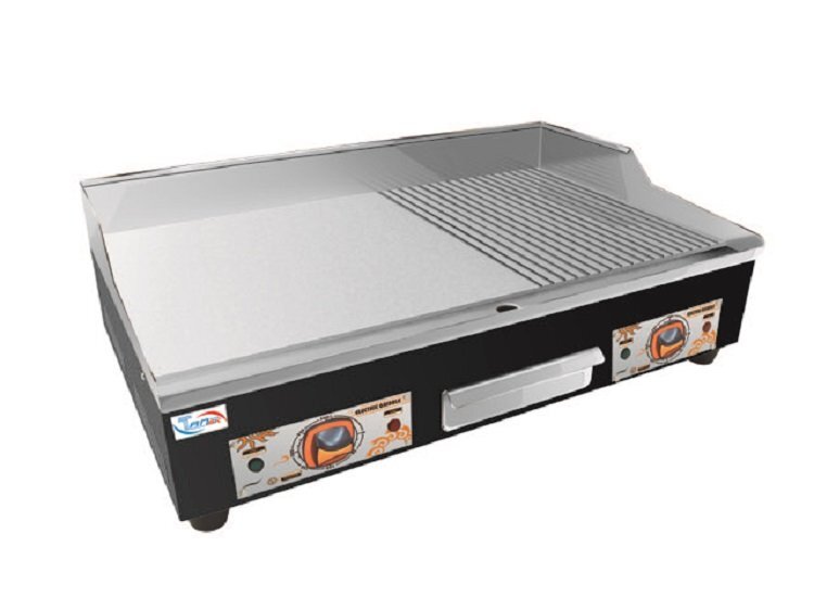 Commercial 73cm Wide Electric Griddle Hotplate, Burger Grill BBQ 