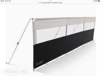 Kampa Pro windbreak 3 