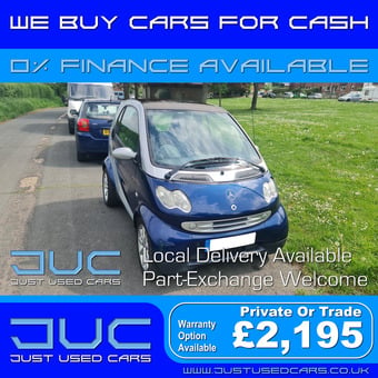 Smart City Fortwo Passion 0.7 61 Auto (Automatic Petrol) 07 Reg
