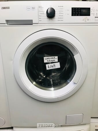 ZANUSSI 7KG WASH & 4KG DRY  WASHER DRYER 