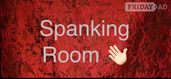 Dominatrix in the spanking room 