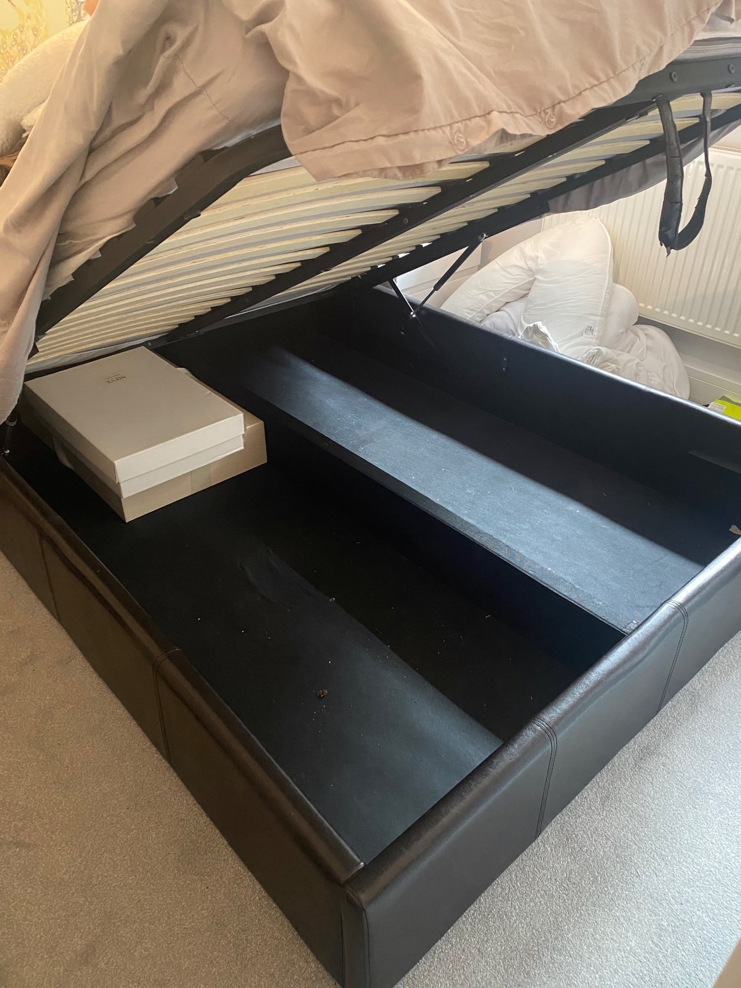 King size Ottoman bed with mattress