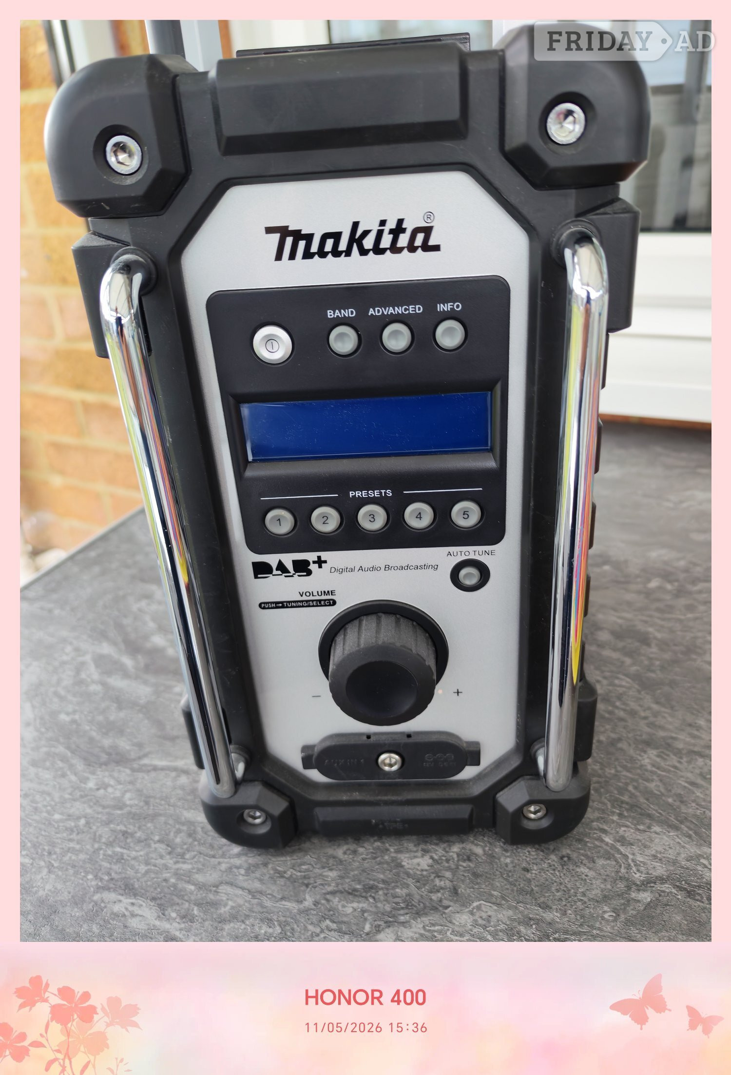 Makita Job site Radio DAB + FM