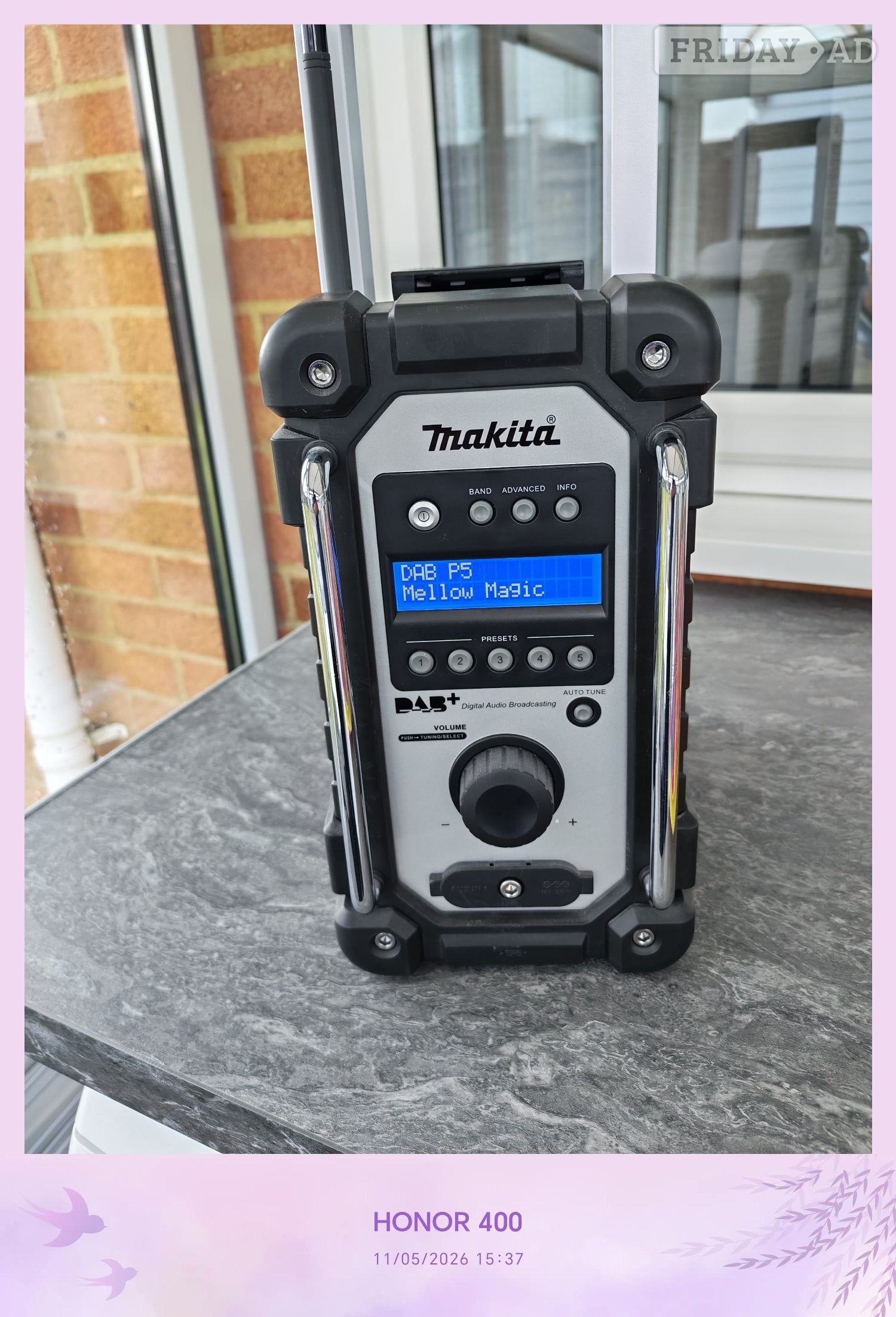 Lancing Makita Job site Radio DAB + FM
