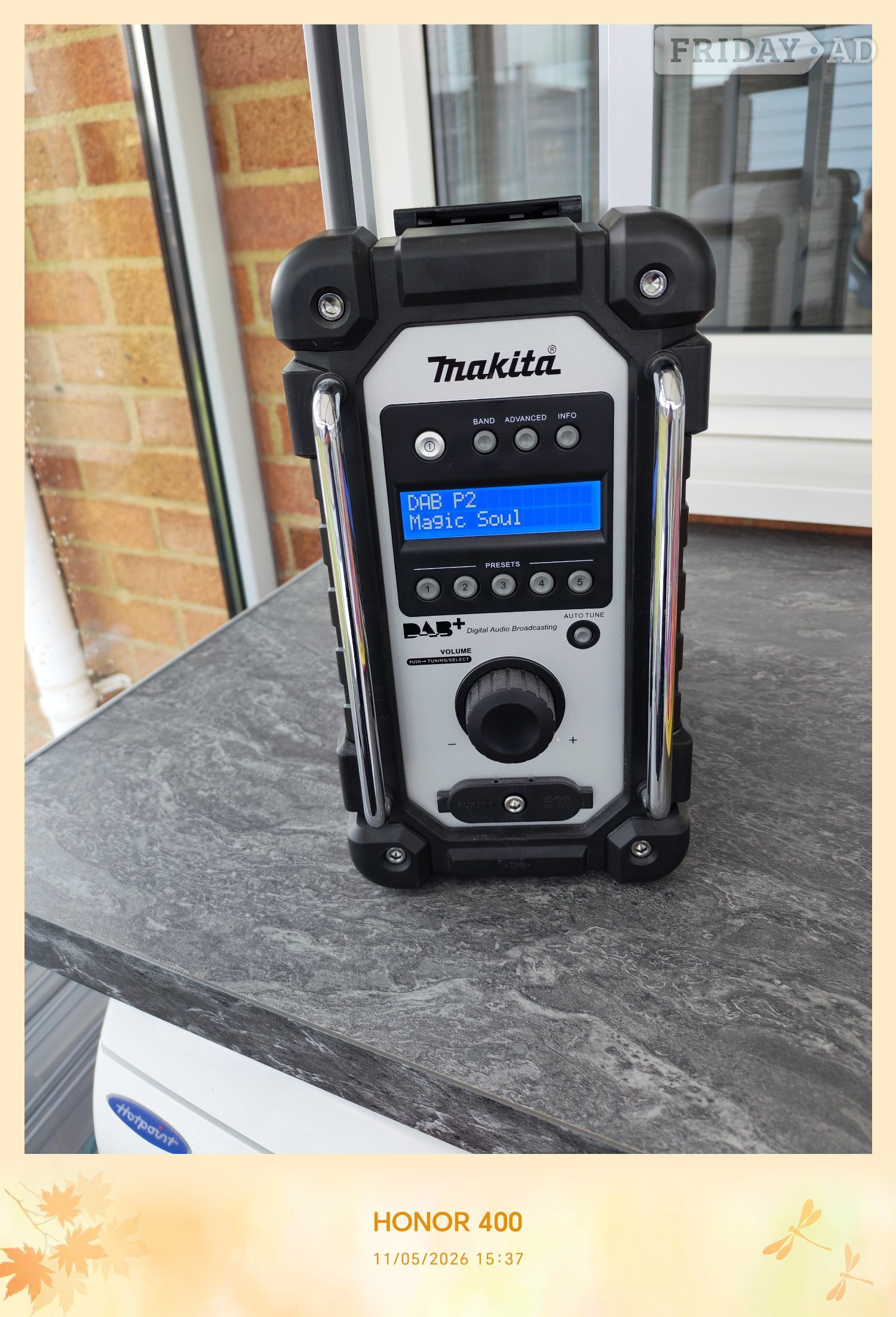 Makita Job site Radio DAB + FM - Tv, Audio & Cameras in Lancing