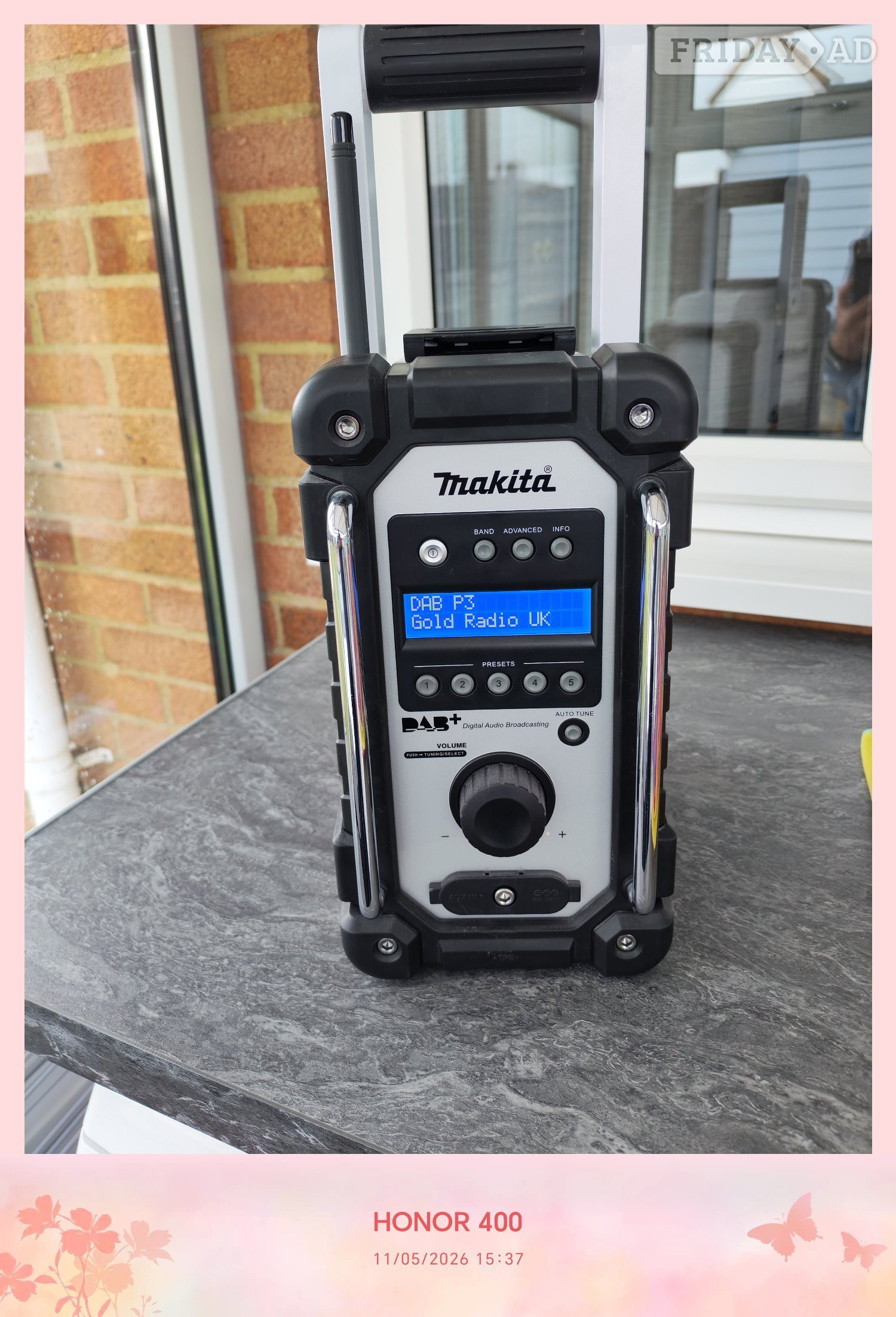 Makita Job site Radio DAB + FM - Tv, Audio & Cameras