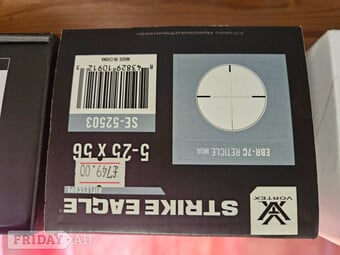 Vortex strike eagle 5-25x56 scope 