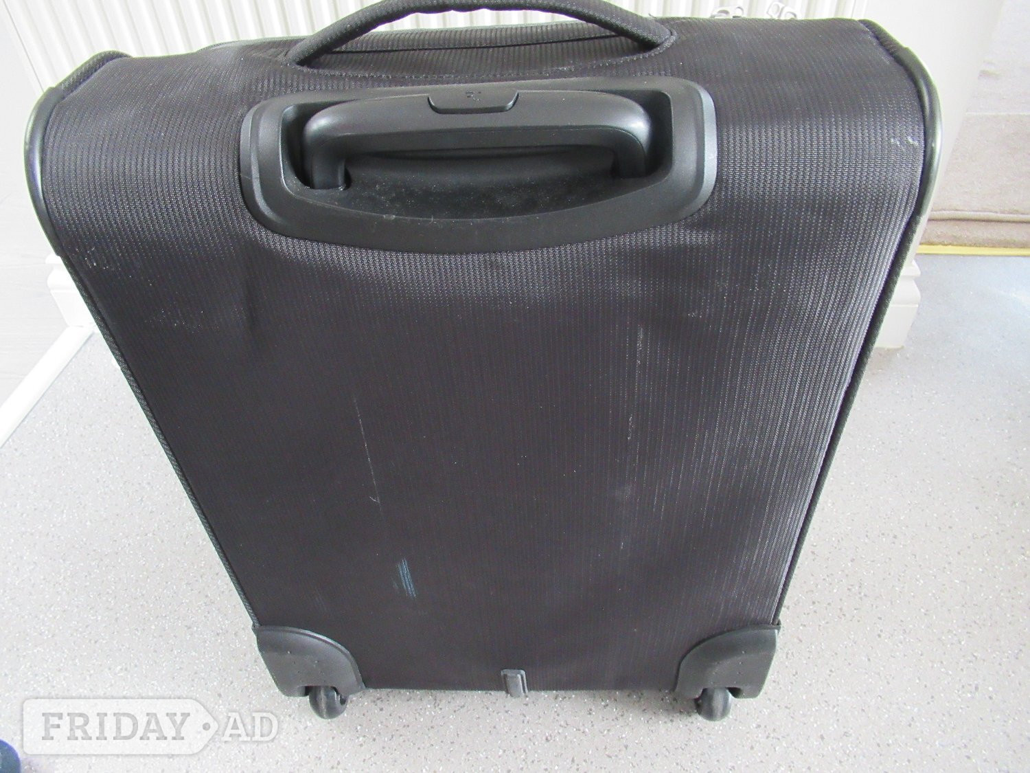 Small black suitcase