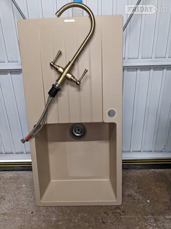 Kitchen sink and tap