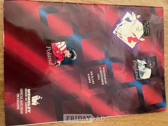 World Cup 1993 Programme England: Poland