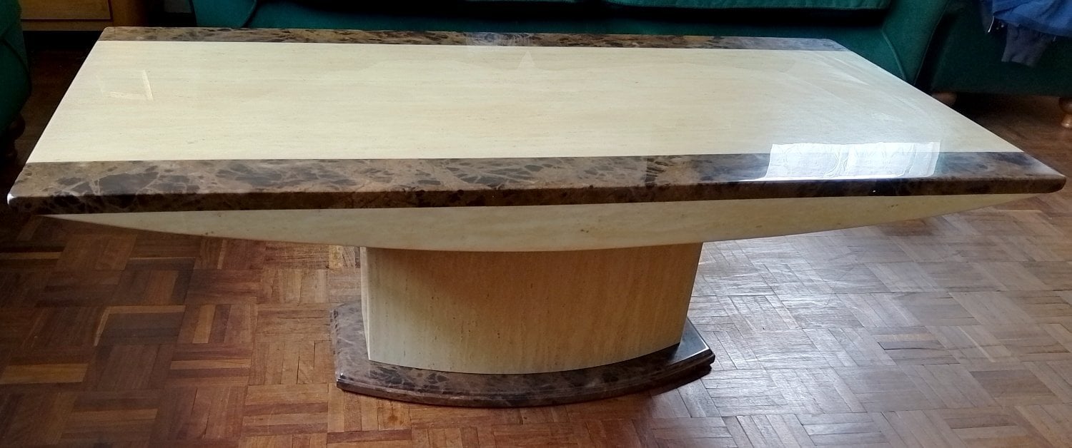 Marble Effect Coffee Table. 