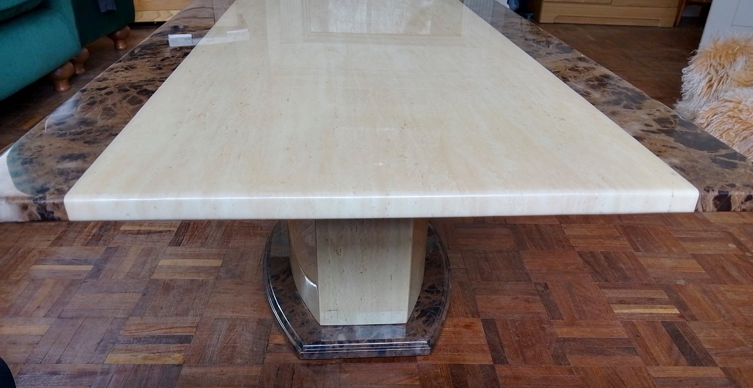 Bromley Marble Effect Coffee Table. 