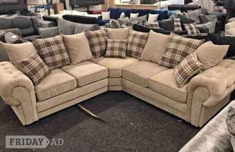 Comfort meet style ¬ 5 Seater Family Sofa with removable cushions