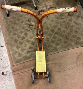 Vintage Triang scooter for restoration