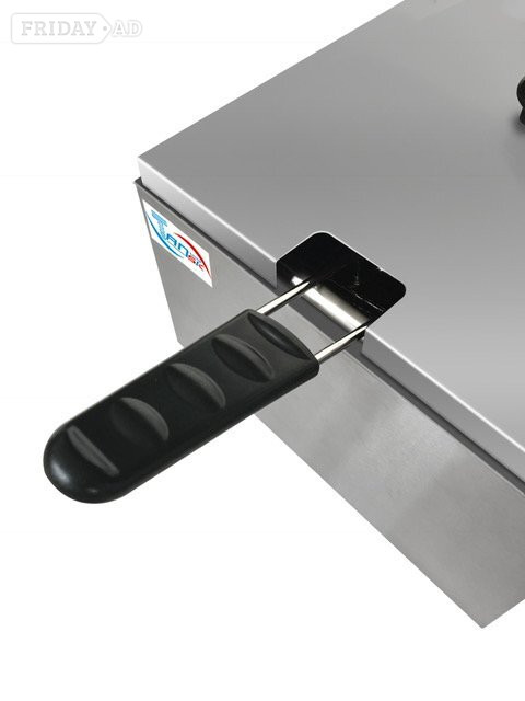   Share Commercial Catering Double Deep Fryer Stainless Steel 10L
