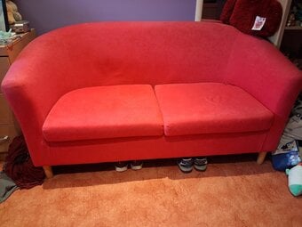Pink 2 seat Sofa 