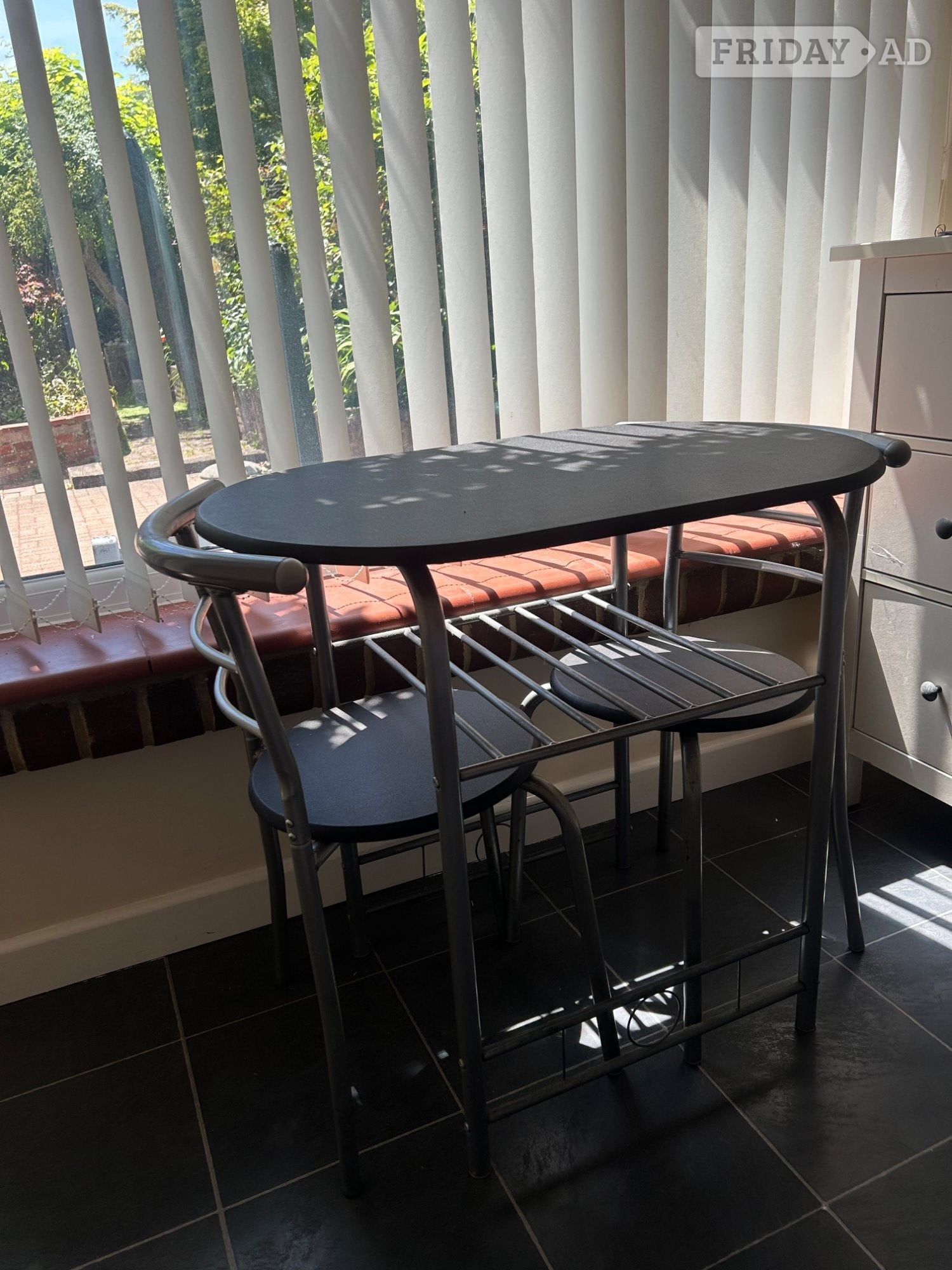 Compact 3 Piece Dining Room Set in Henfield