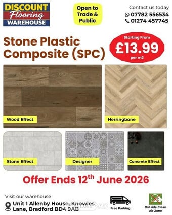 SPC Flooring from £13.99/m² – Huge Choice of Styles