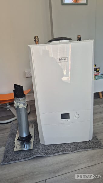 Ideal heating boiler and showermate shower pump