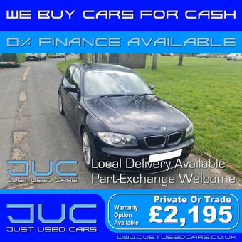 BMW 1 Series 2.0 120D M Sport (Manual Diesel) 07 Reg 2007, 86,211