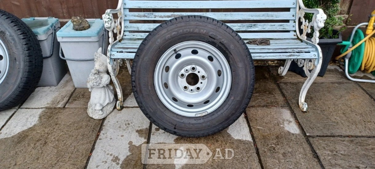 ( NEW )MOTORHOME CAMPER VAN STEEL WHEEL AND TYRE 15" WITH 118 PCD in Bristol