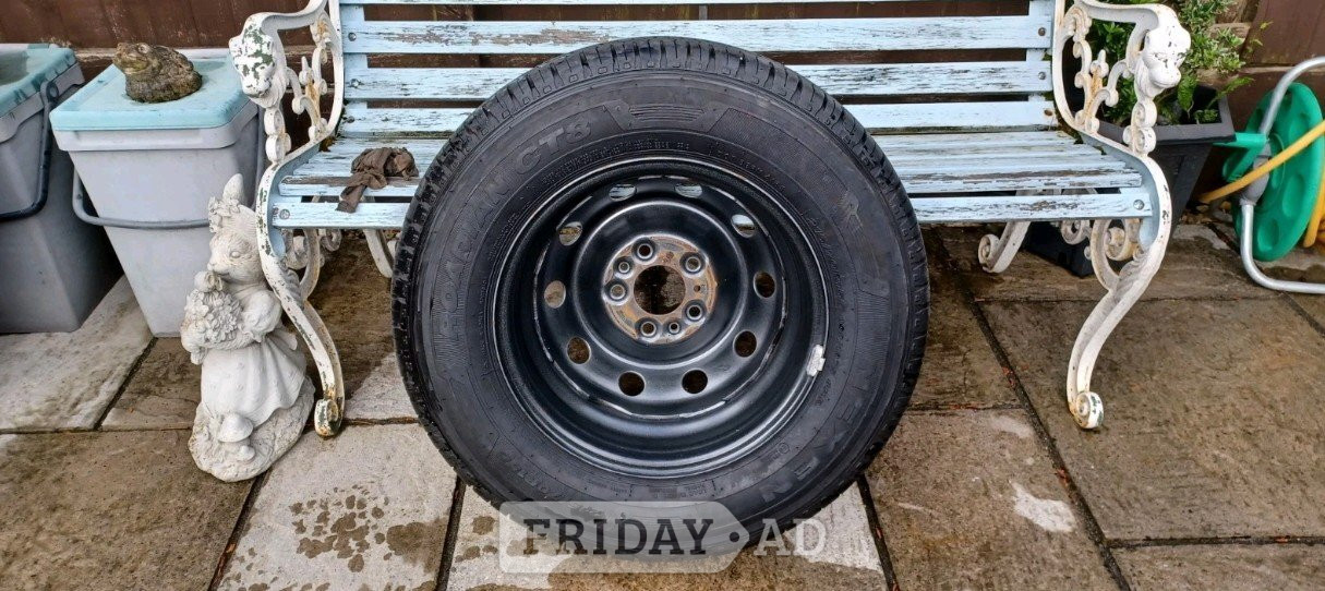 ( NEW )MOTORHOME CAMPER VAN STEEL WHEEL AND TYRE 15" WITH 118 PCD - Parts & Accessories in Bristol