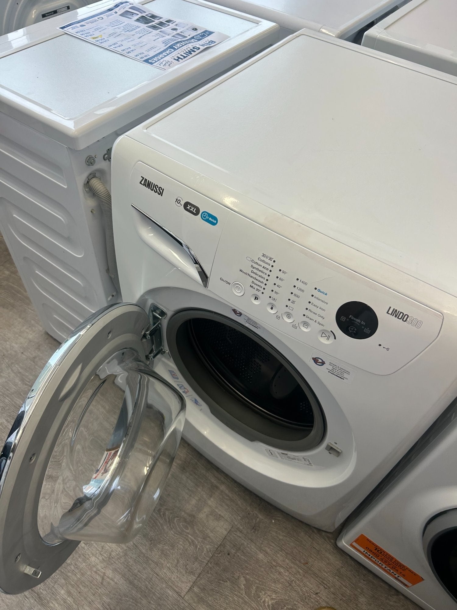 ZANUSSI 10KG WASHING MACHINE