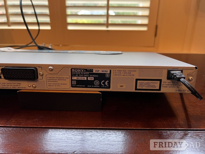 Sony DVD player with Remote - DVP- NS355 - Tv, Audio & Cameras