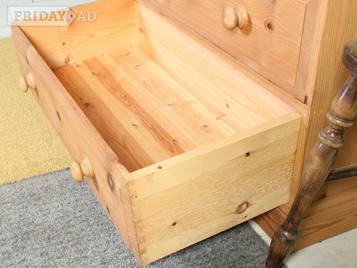 UK Delivery - Farmhouse Pine Chest Of Drawers Clean Condition