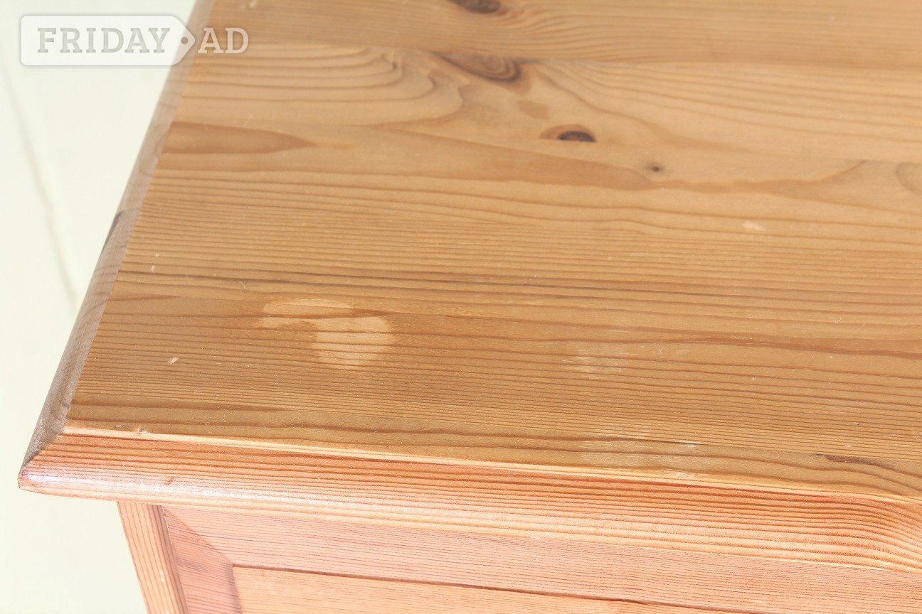 UK Delivery - Farmhouse Pine Chest Of Drawers Clean Condition - Furniture in Hailsham
